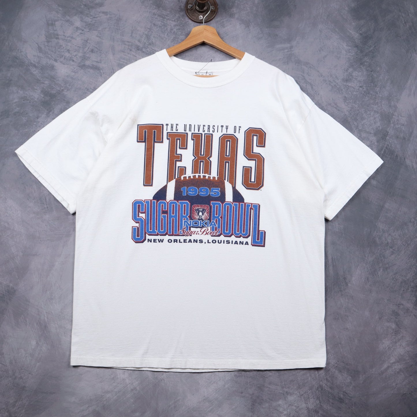 1995 White University Of Texas Sugar Bowl Shirt 5809