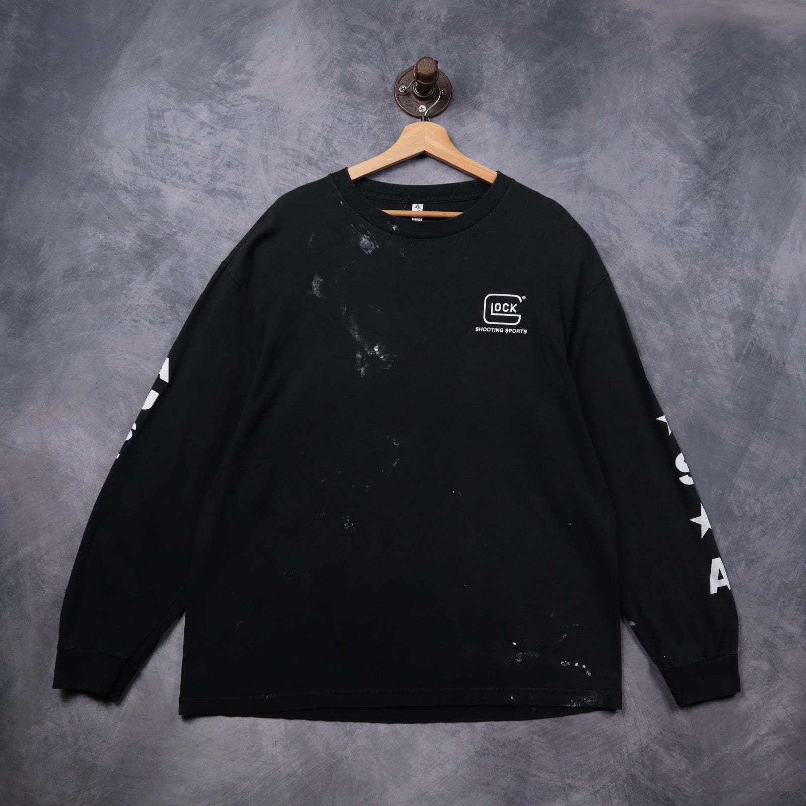 Y2K Black Glock Shooting Sports Long Sleeve Shirt 5361