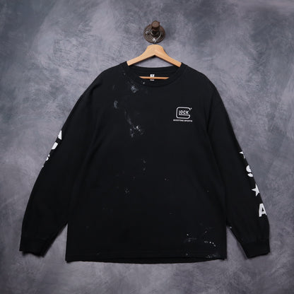 Y2K Black Glock Shooting Sports Long Sleeve Shirt 5361