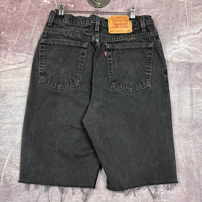 90s Black Levi's 512 Denim Shorts 29x10 2739