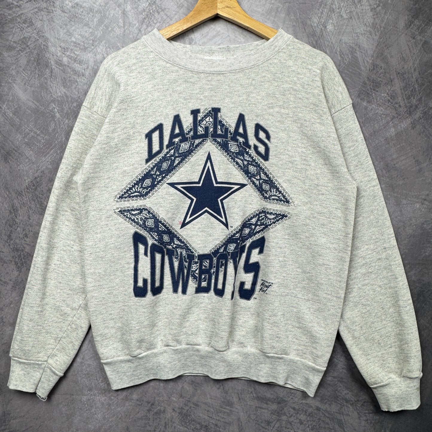 90s Grey Dallas Cowboys Crewneck Sweatshirt 4108