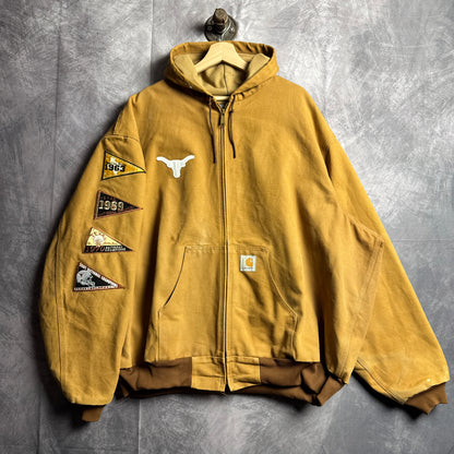 90s Tan Brown Texas Longhorns Carhartt Active Jacket 4447