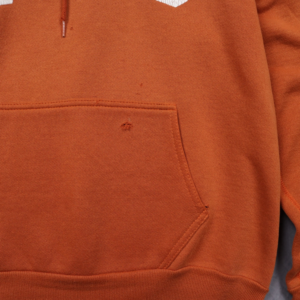 90s Burnt Orange Texas Hoodie 5621