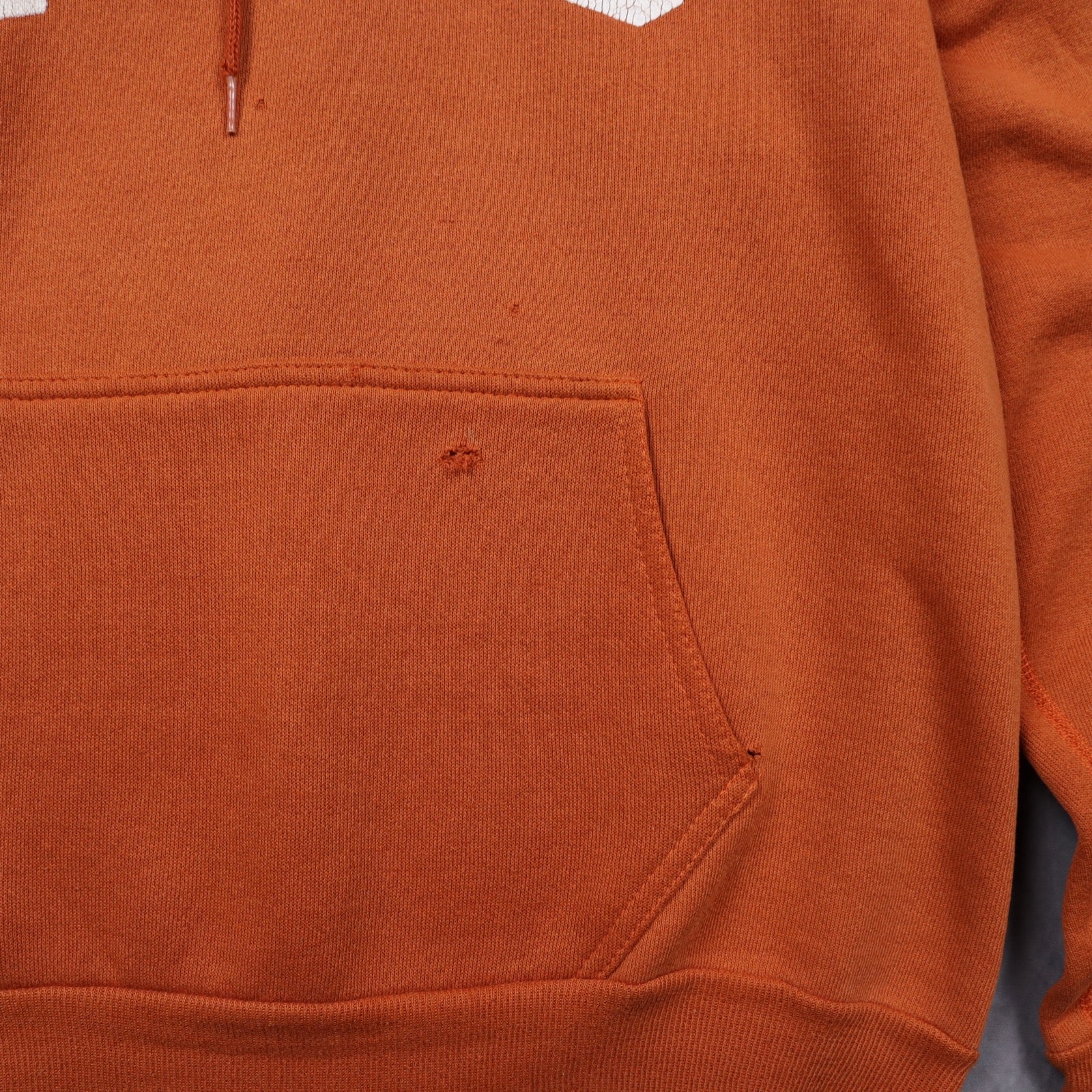 90s Burnt Orange Texas Hoodie 5621