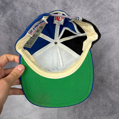 90s Blue Dallas Cowboys Apex One Snapback Hat 6880
