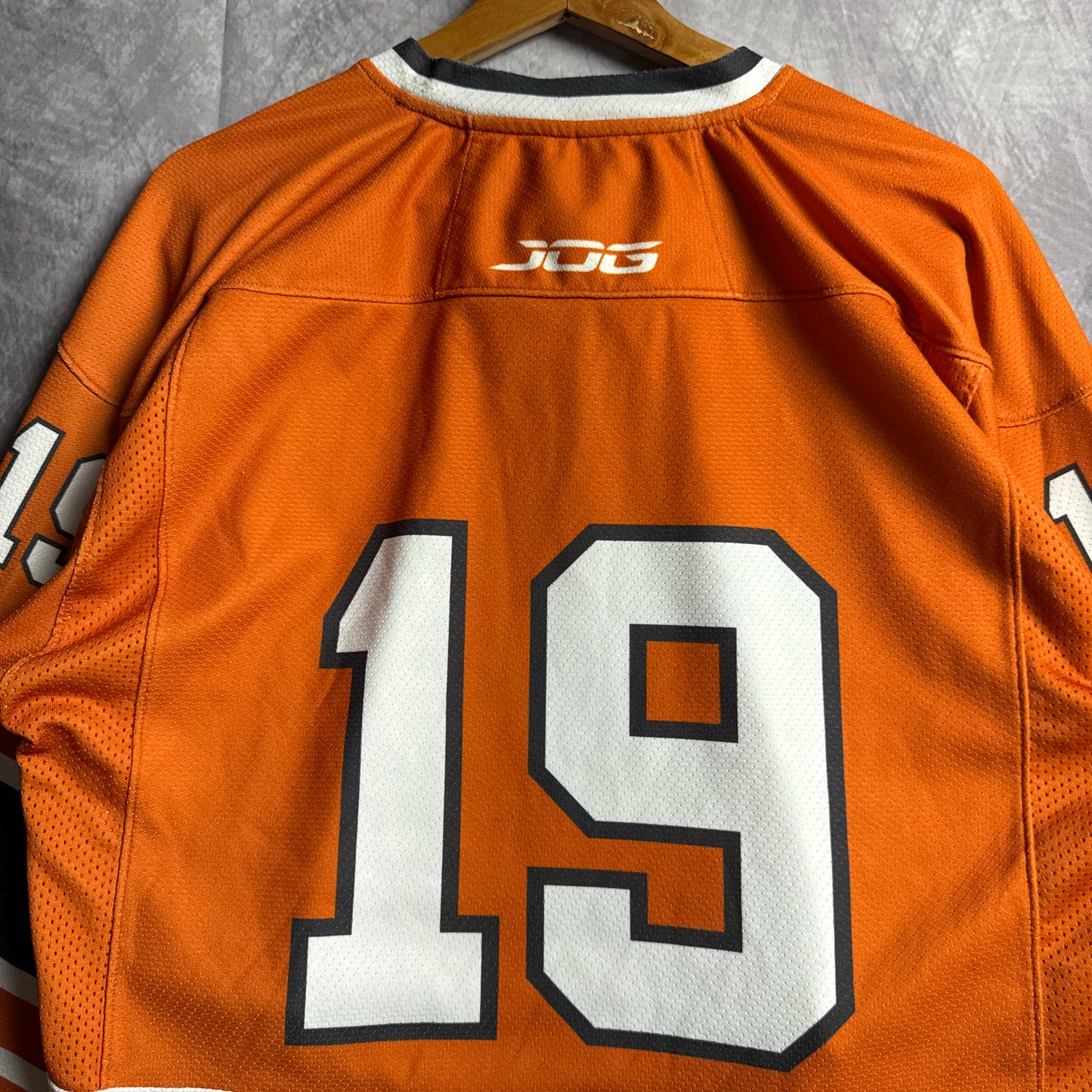 00s Orange Texas Longhorns #19 Hockey Jersey 4619