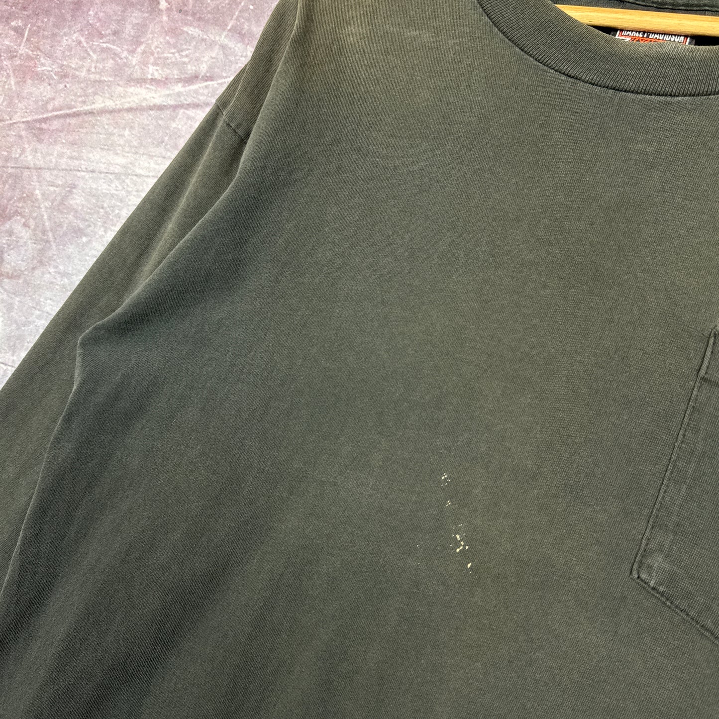 90s Faded Black Harley Davidson Long Sleeve Shirt 3041