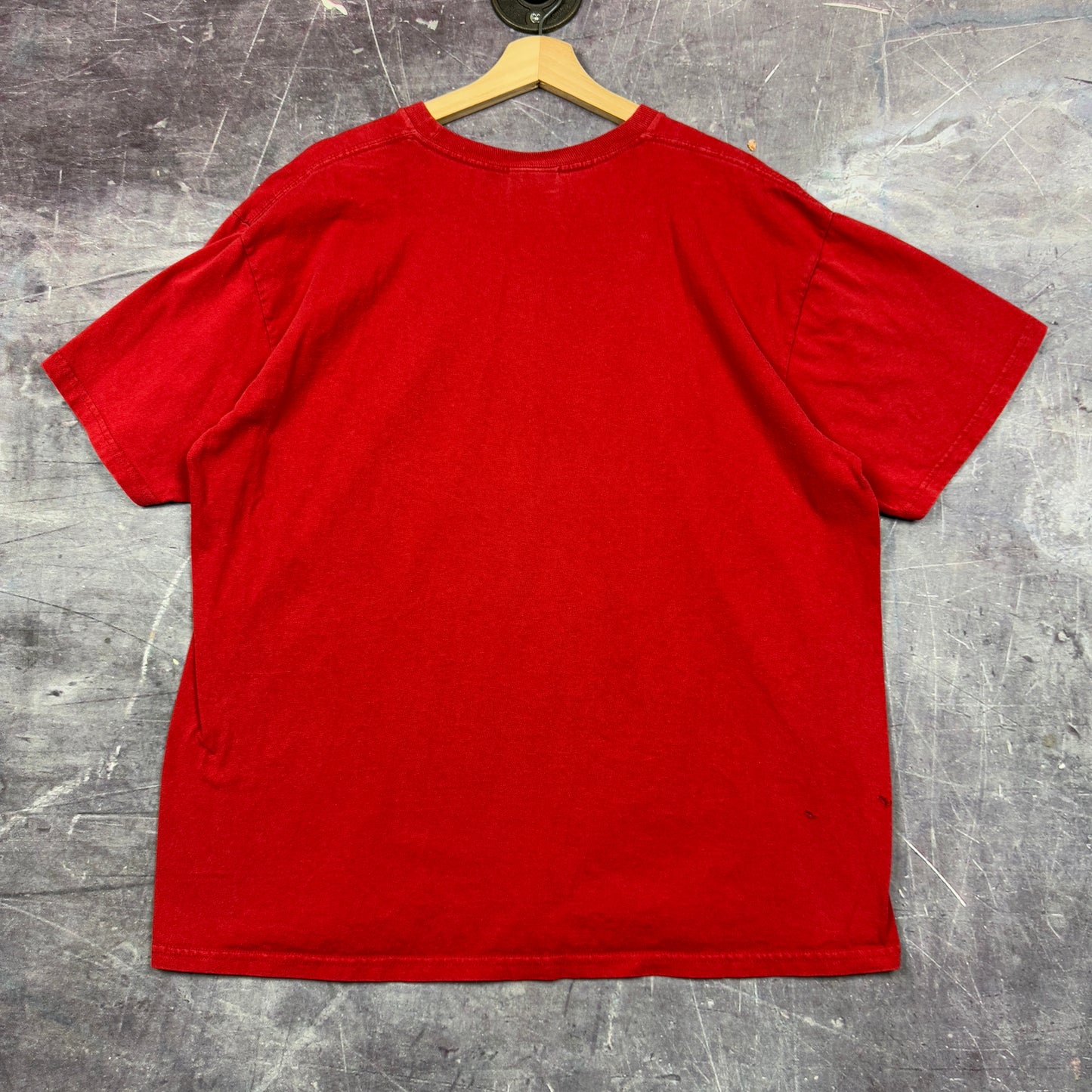 Early 00s Red Nike Air Essential Logo Graphic Shirt XL 1021