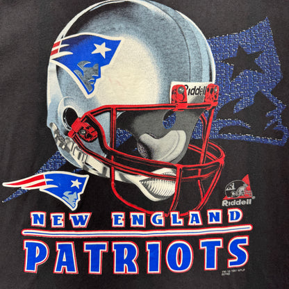 1997 Black New England Patriots Shirt 4167