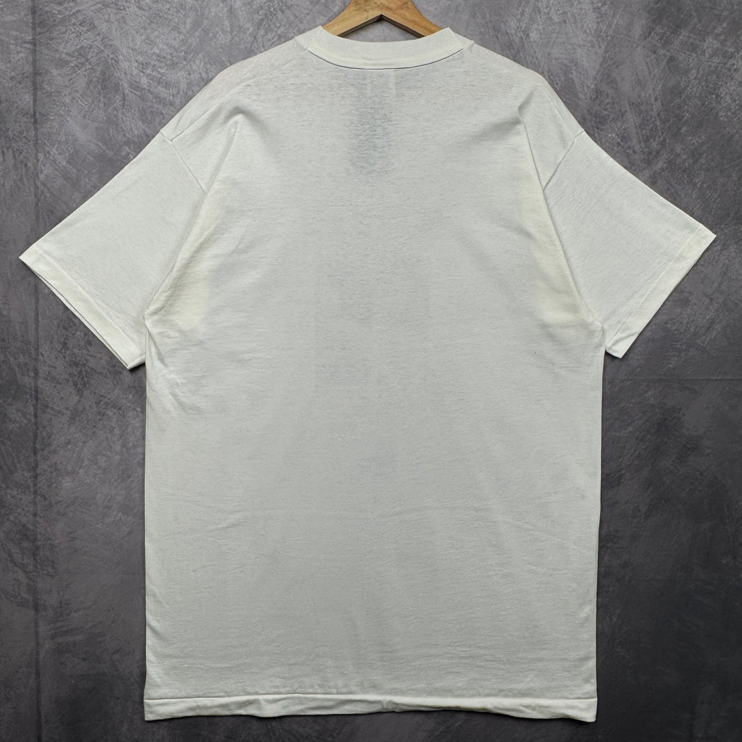 90s White Kansas City Chiefs Newspaper Shirt 4280