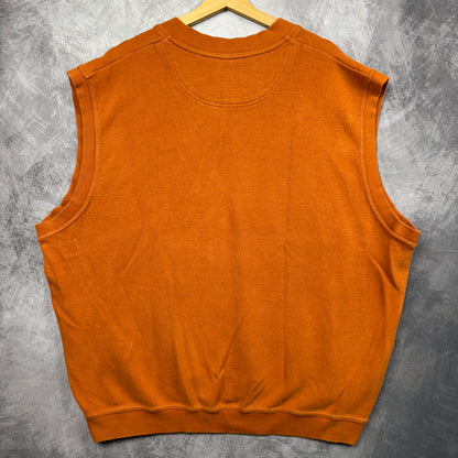 90s Orange Texas Longhorns Reebok Sweater Vest 4392