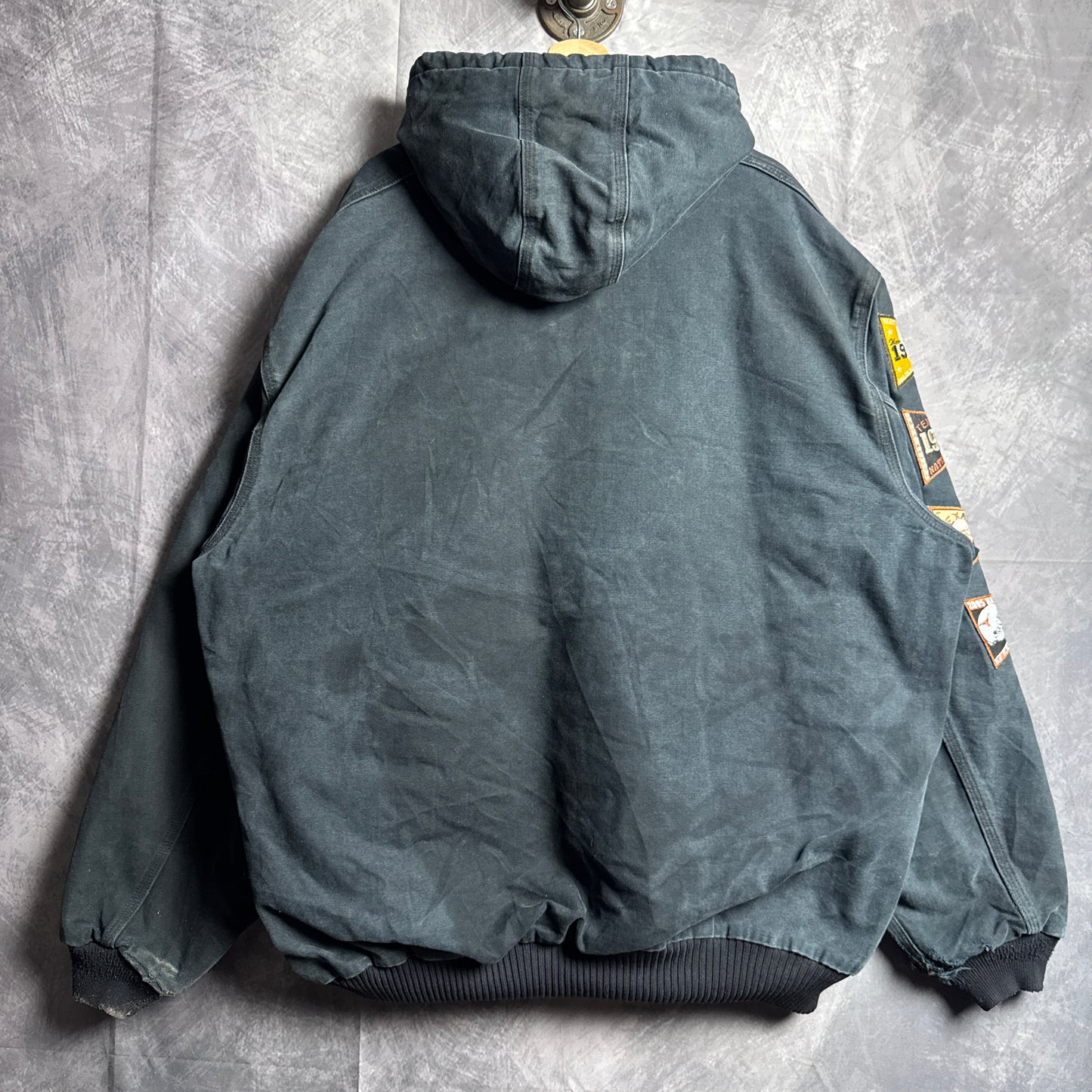 90s Black Texas Longhorns Carhartt Active Jacket 4448