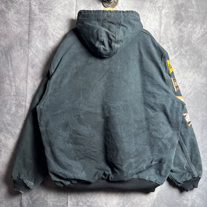 90s Black Texas Longhorns Carhartt Active Jacket 4448