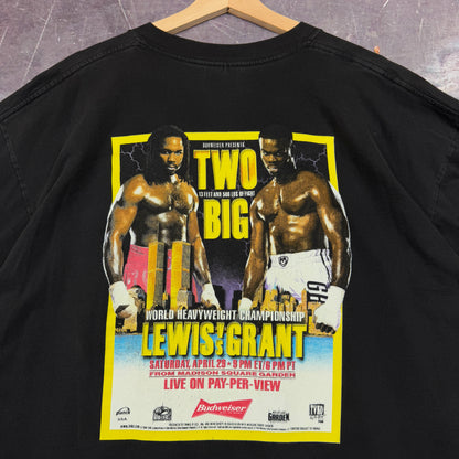 2000 Lewis VS Grant World Heavyweight Championship Boxing Graphic Shirt XL 1121