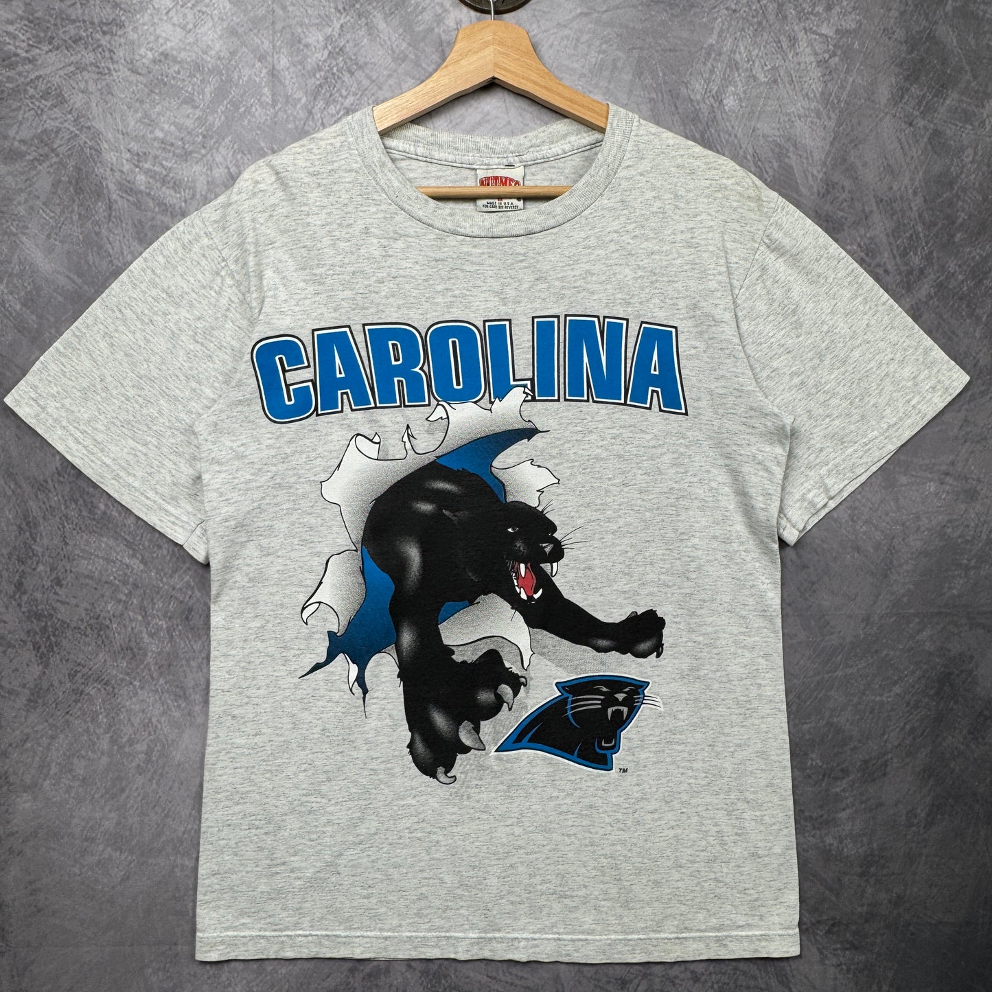1993 Grey Carolina Panthers Shirt 4225