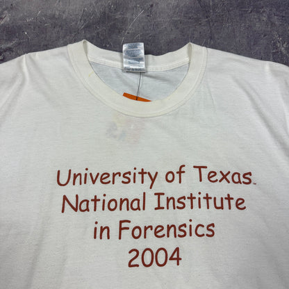 2004 University Of Texas National Institute in Forensics Mask Shirt XL