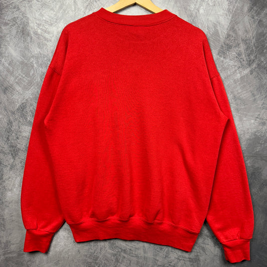 1993 Red San Francisco 49ers Crewneck Sweatshirt 4133