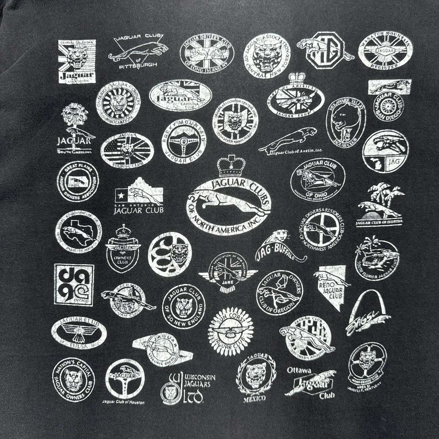 90s Black Jaguar Shirt 3841