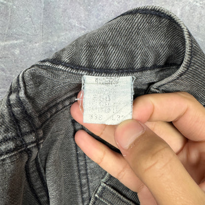 90s Faded Black Levi's 550 Orange Tab Denim Jeans 35x32 2231