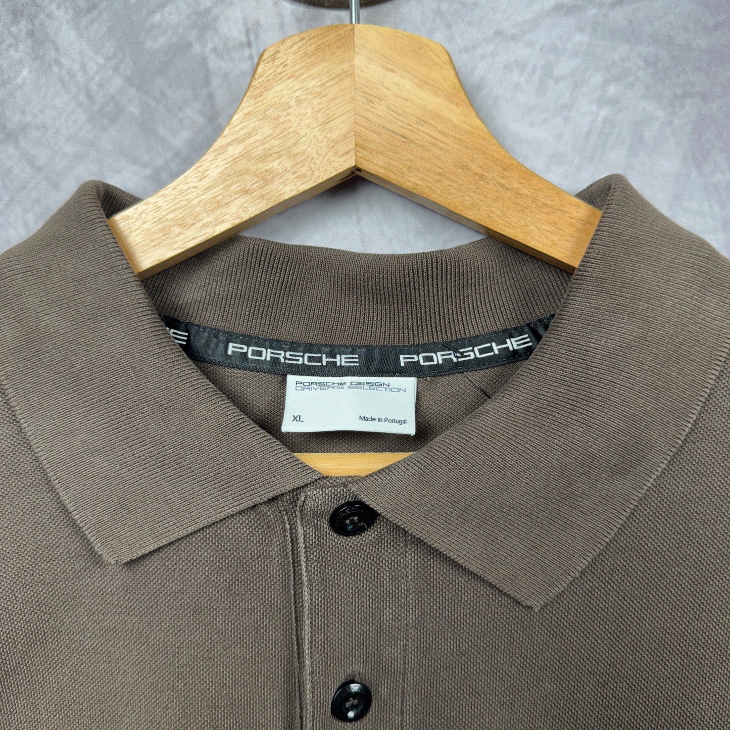 00s Brown Porsche Polo Shirt 3961