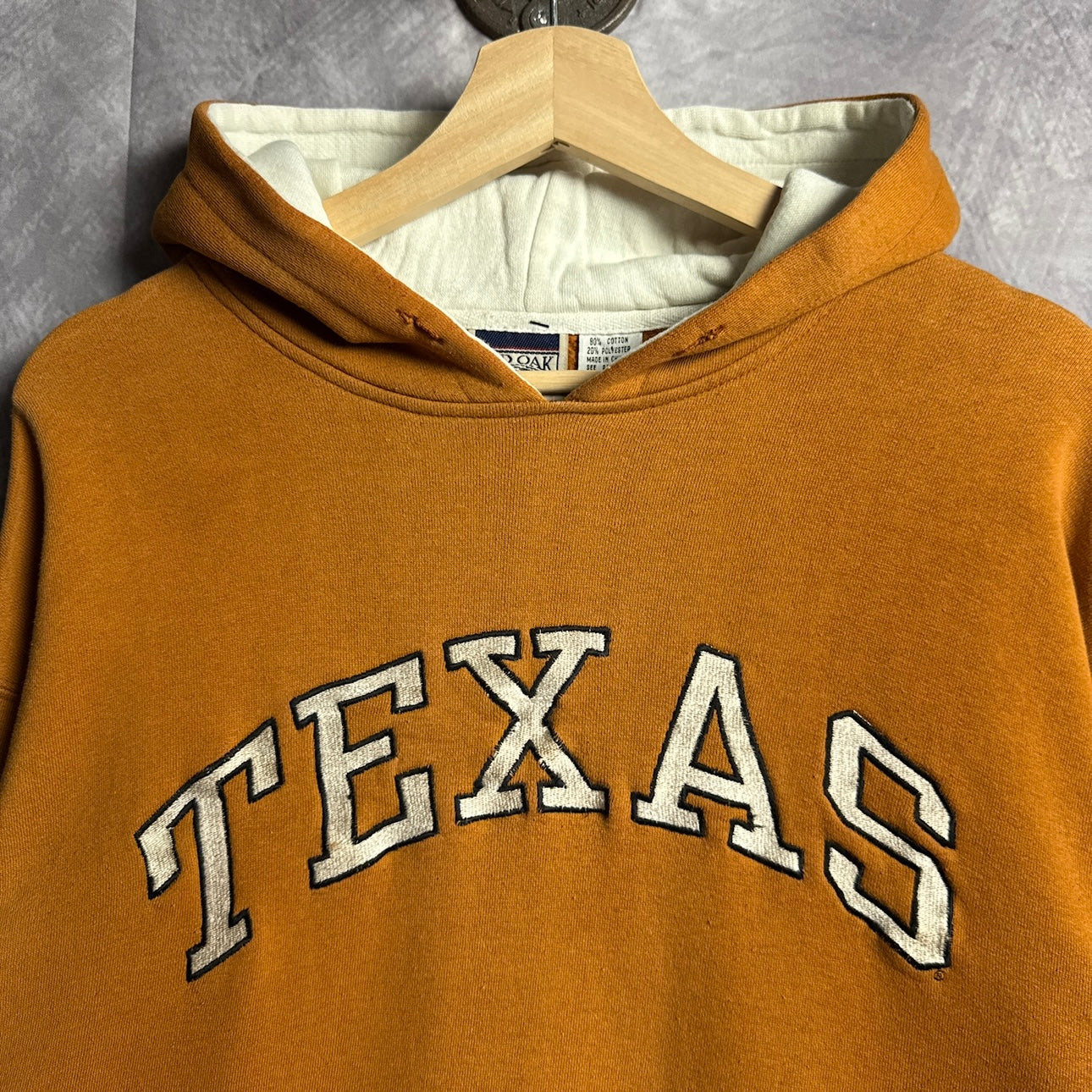 90s Orange Texas Longhorns Hoodie 4435