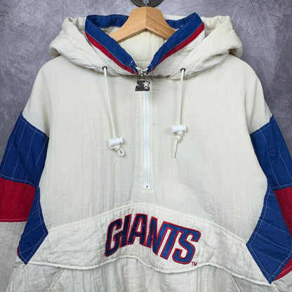 90s White New York Giants Starter Jacket 4061