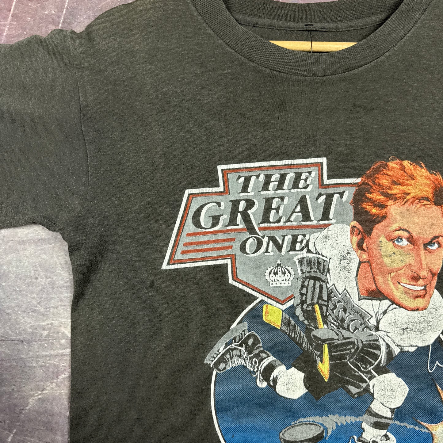 1988 Black Wayne Gretzky Kings Shirt 3367