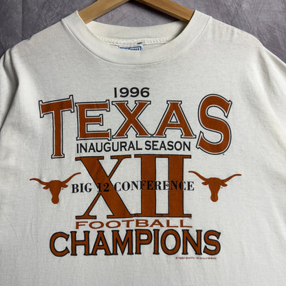 1996 White Texas Longhorns Big 12 Conference Champions Shirt 4605