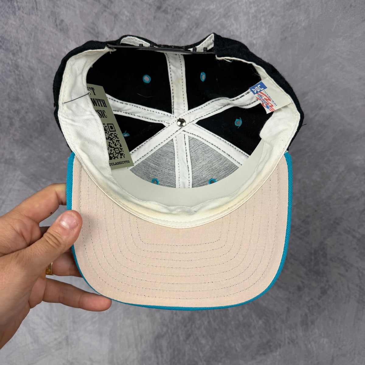 90s Black Jacksonville Jaguars Snapback Hat 6847