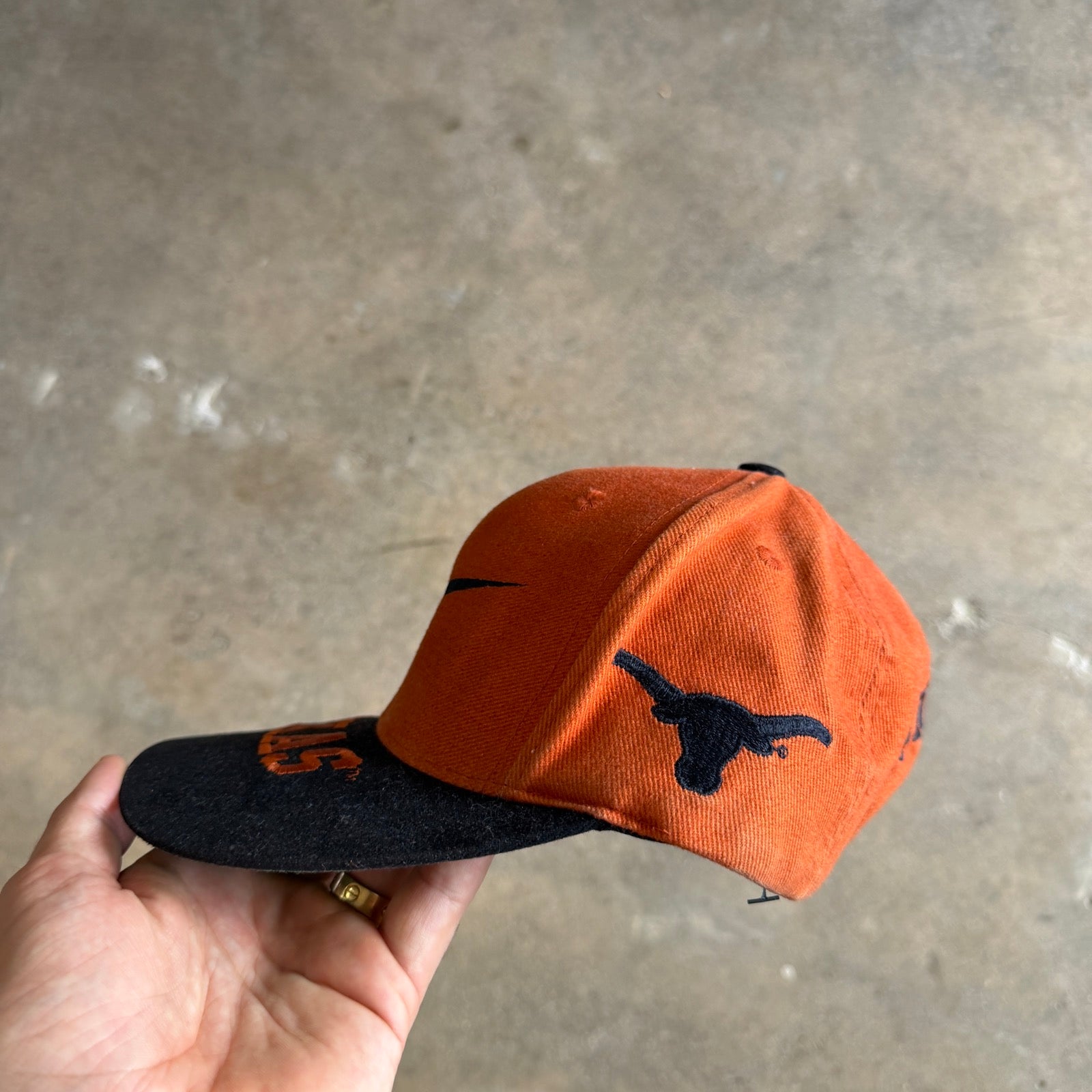 90s Orange Nike Texas Longhorns Hat 5784