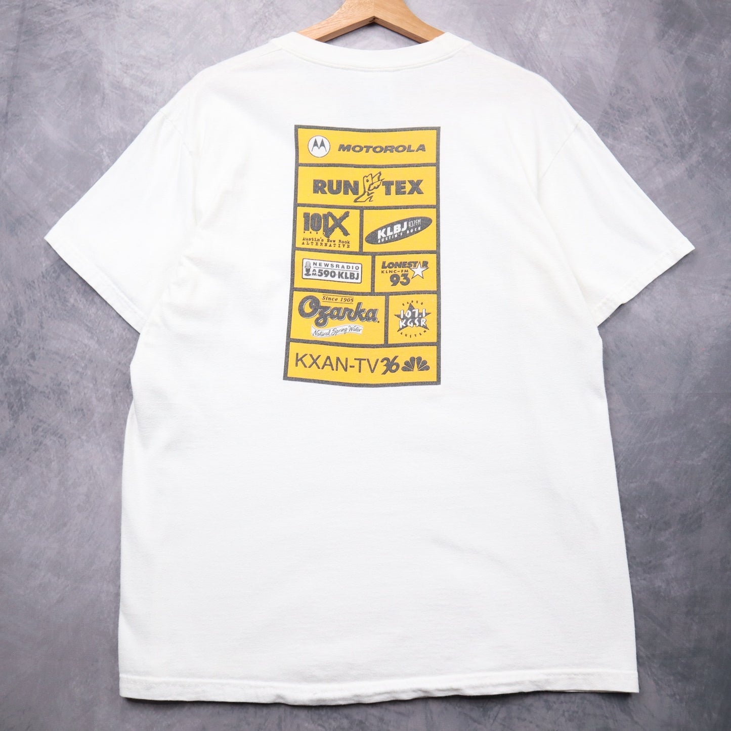 1999 White Motorola Austin Marathon Shirt 4665