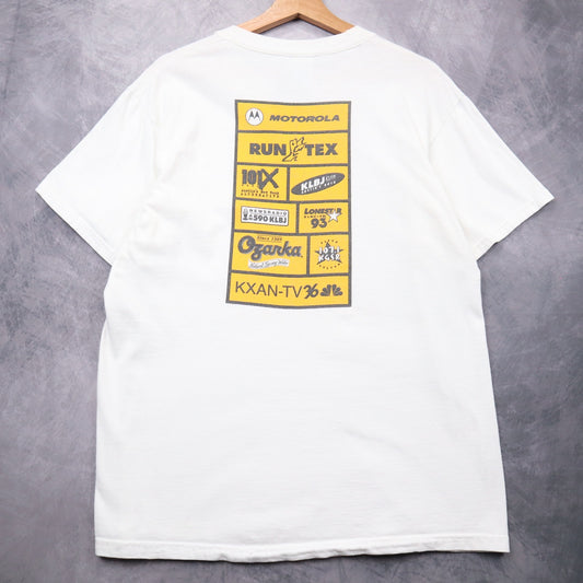 1999 White Motorola Austin Marathon Shirt 4665
