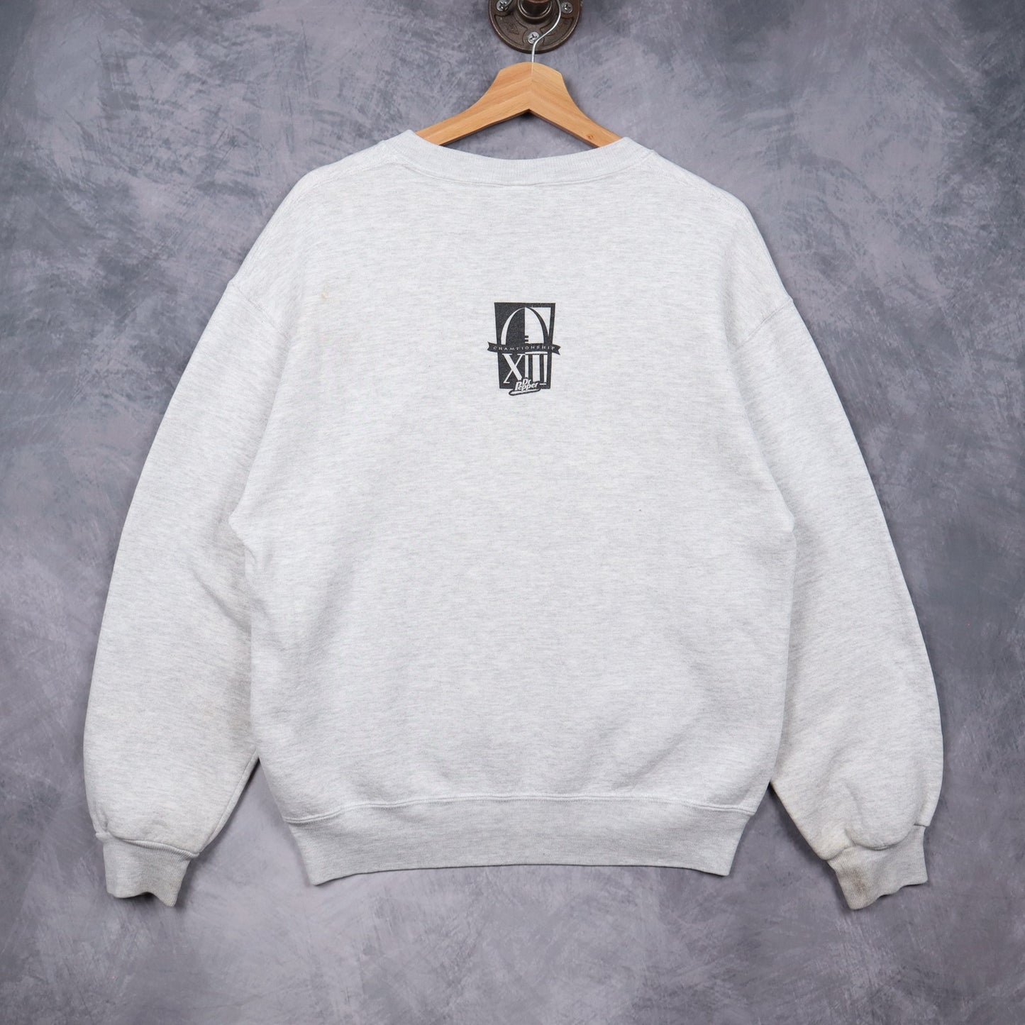 1996 Grey Texas Longhorns Inaugural Champs Crewneck Sweatshirt 5656