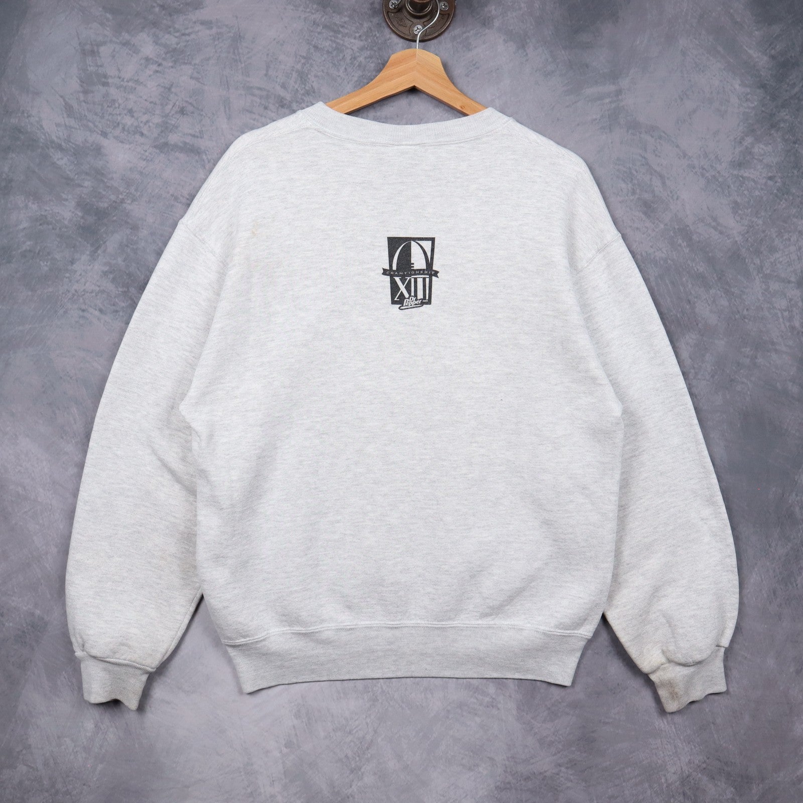 1996 Grey Texas Longhorns Inaugural Champs Crewneck Sweatshirt 5656