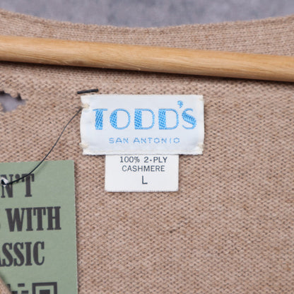 80s Tan Brown Todd's Cashmere Cardigan 5477
