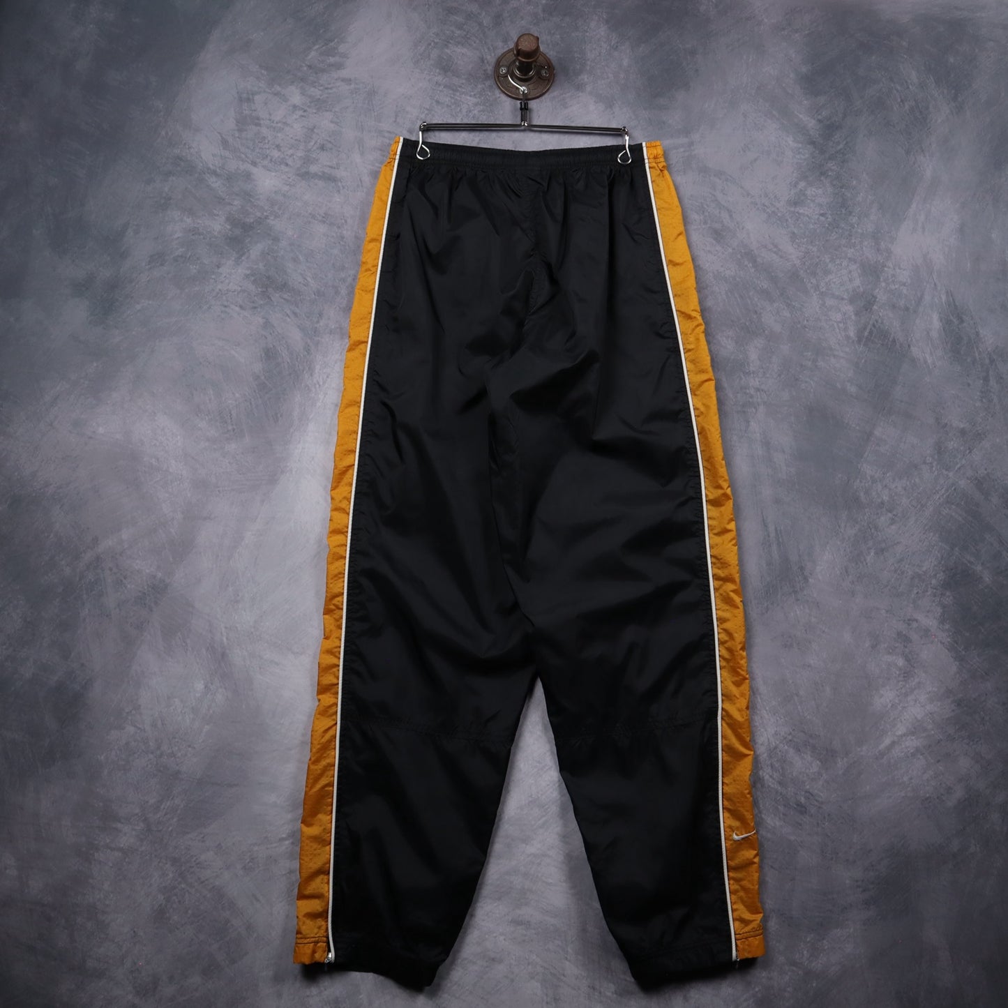 90s Black Nike Side Stripe Track Pants 5277