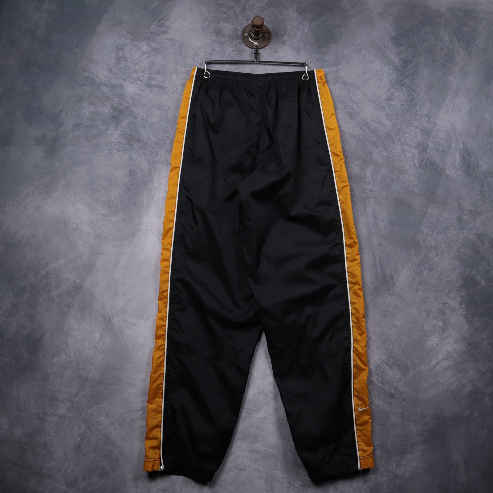 90s Black Nike Side Stripe Track Pants 5277