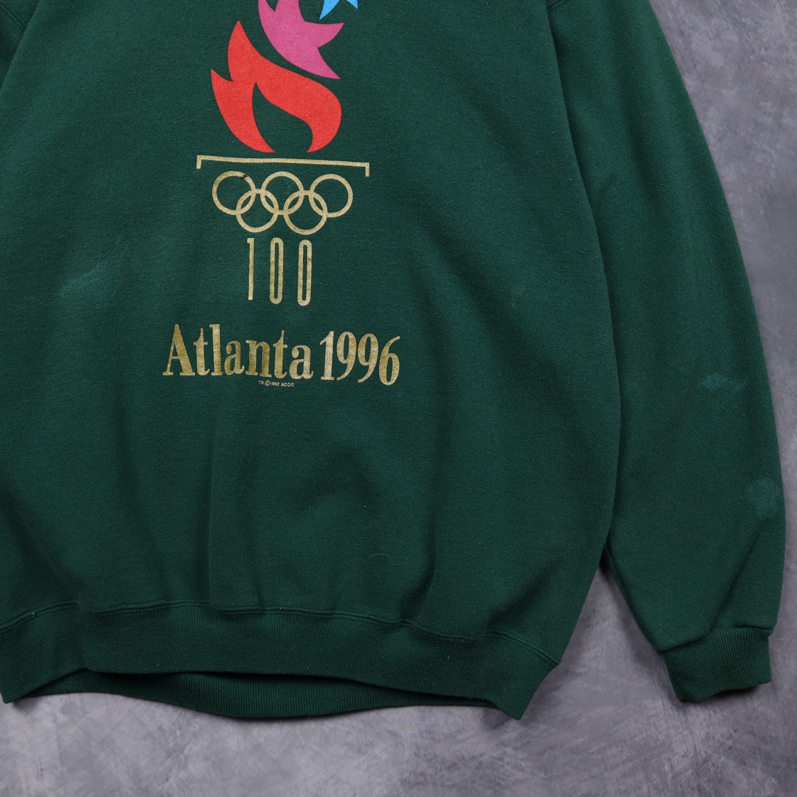 1996 Green Atlanta Olympics Crewneck 5153