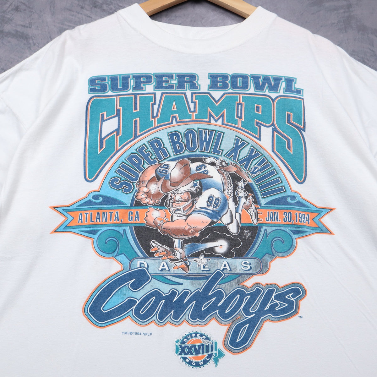 1994 White Dallas Cowboys Super Bowl Champs Shirt 6686