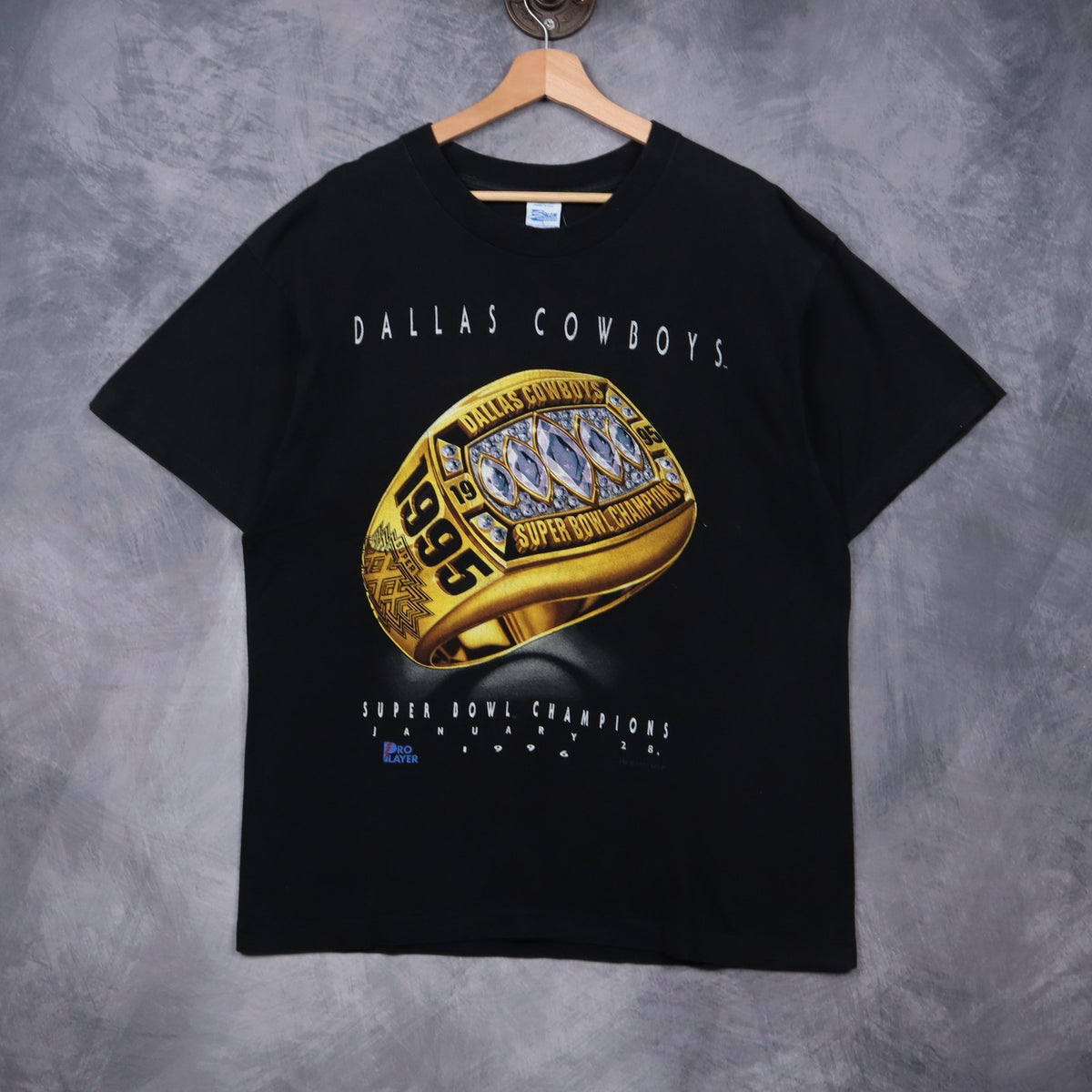 1996 Black Dallas Cowboys Super Bowl Champions Shirt 6741
