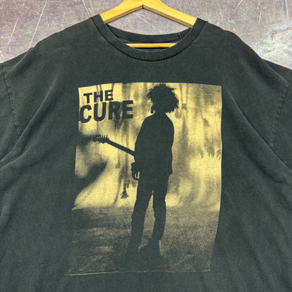 90s Faded Black The Cure Band Graphic Shirt XL 0869