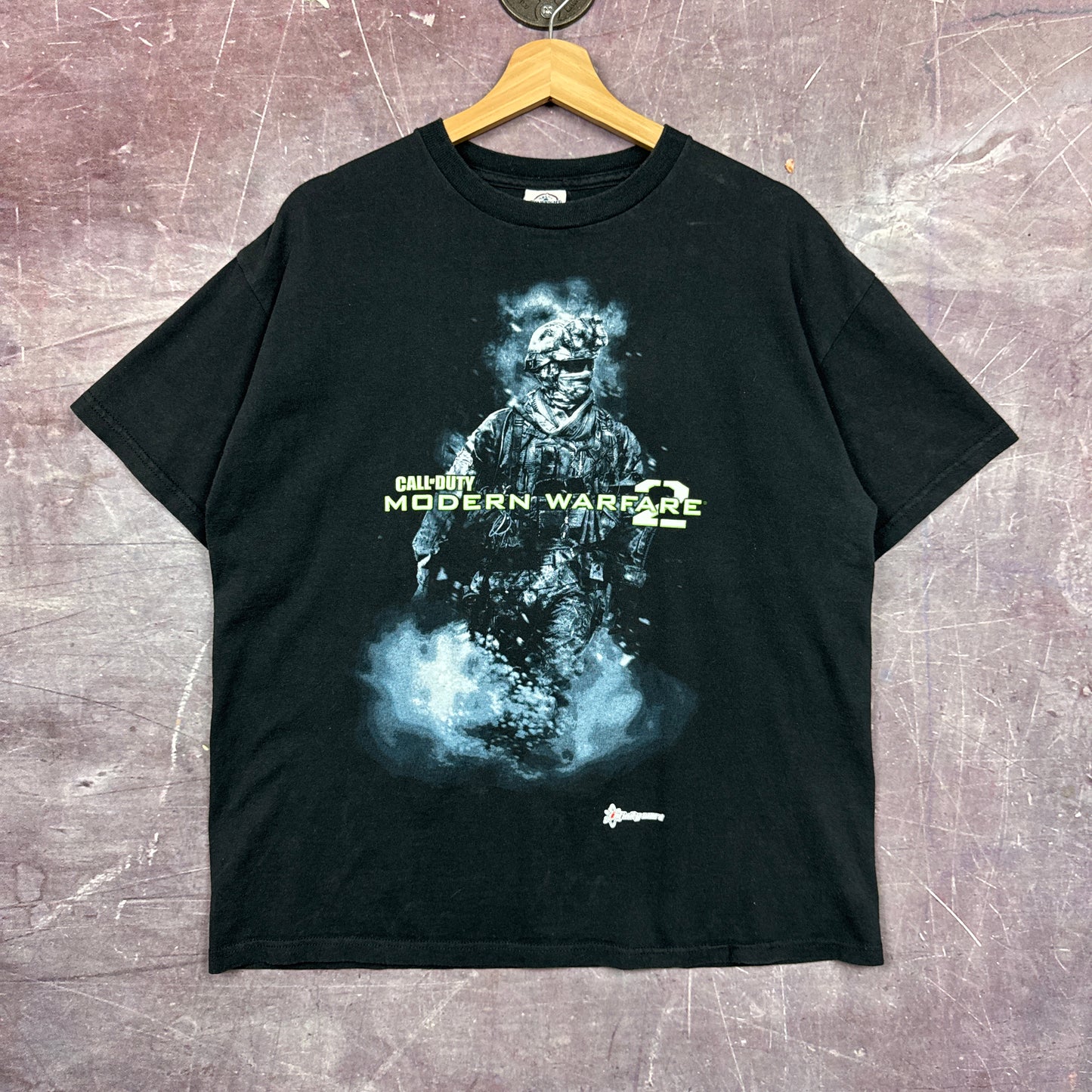 00s Black Call Of Duty Modern Warfare 2 Shirt 3434