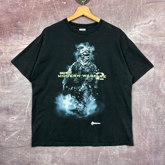 00s Black Call Of Duty Modern Warfare 2 Shirt 3434