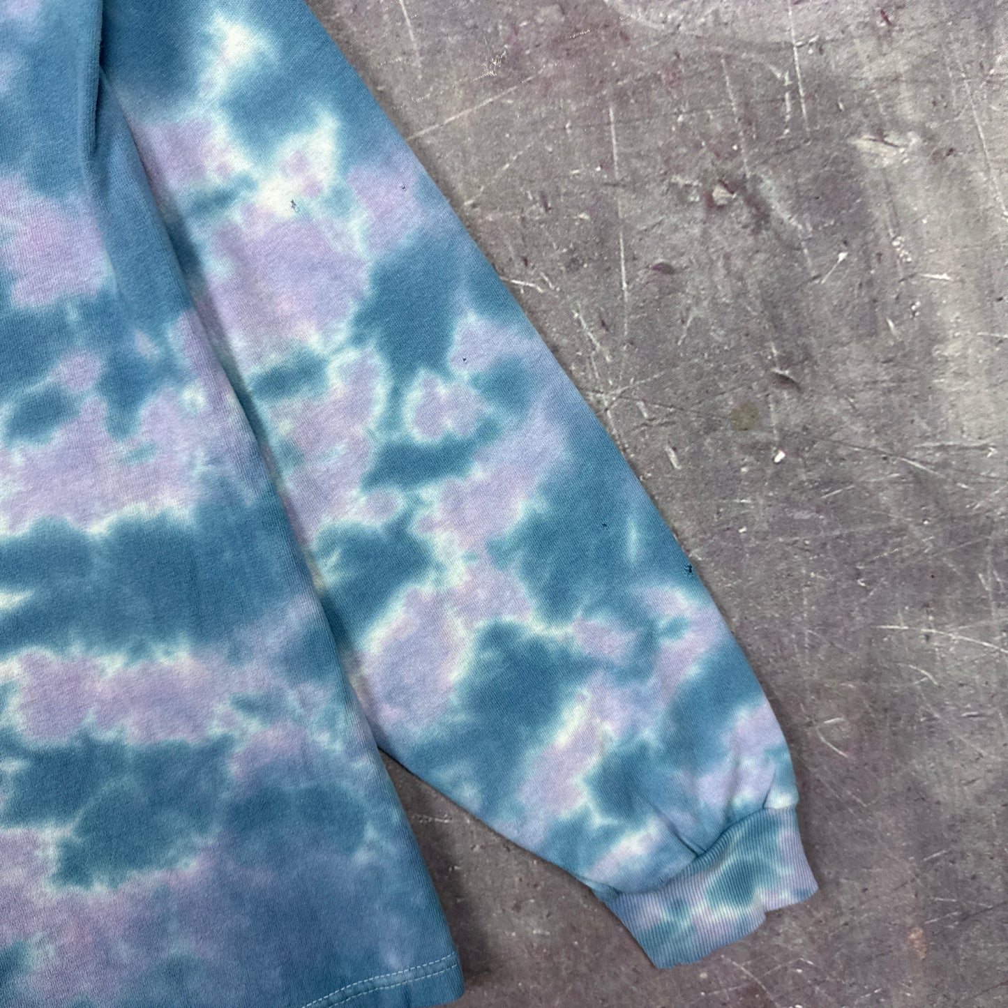 2000 Blue Tie Dye Janis Joplin I'm One Of Those Regular Weird People Graphic Shirt L 2952