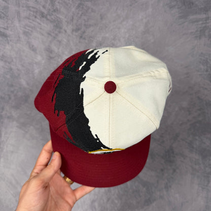 90s Washington Redskins Logo Athletic Splash Snapback Hat 6815
