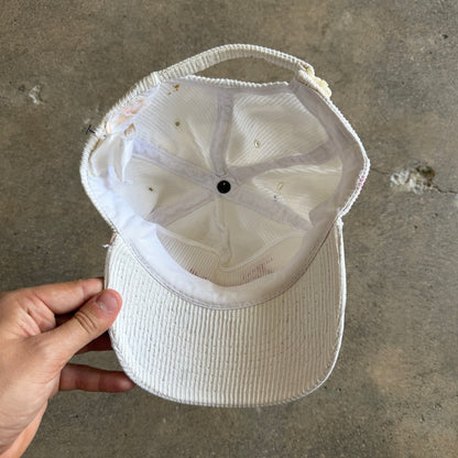 90s White Texas Longhorns Corduroy Hat 5770