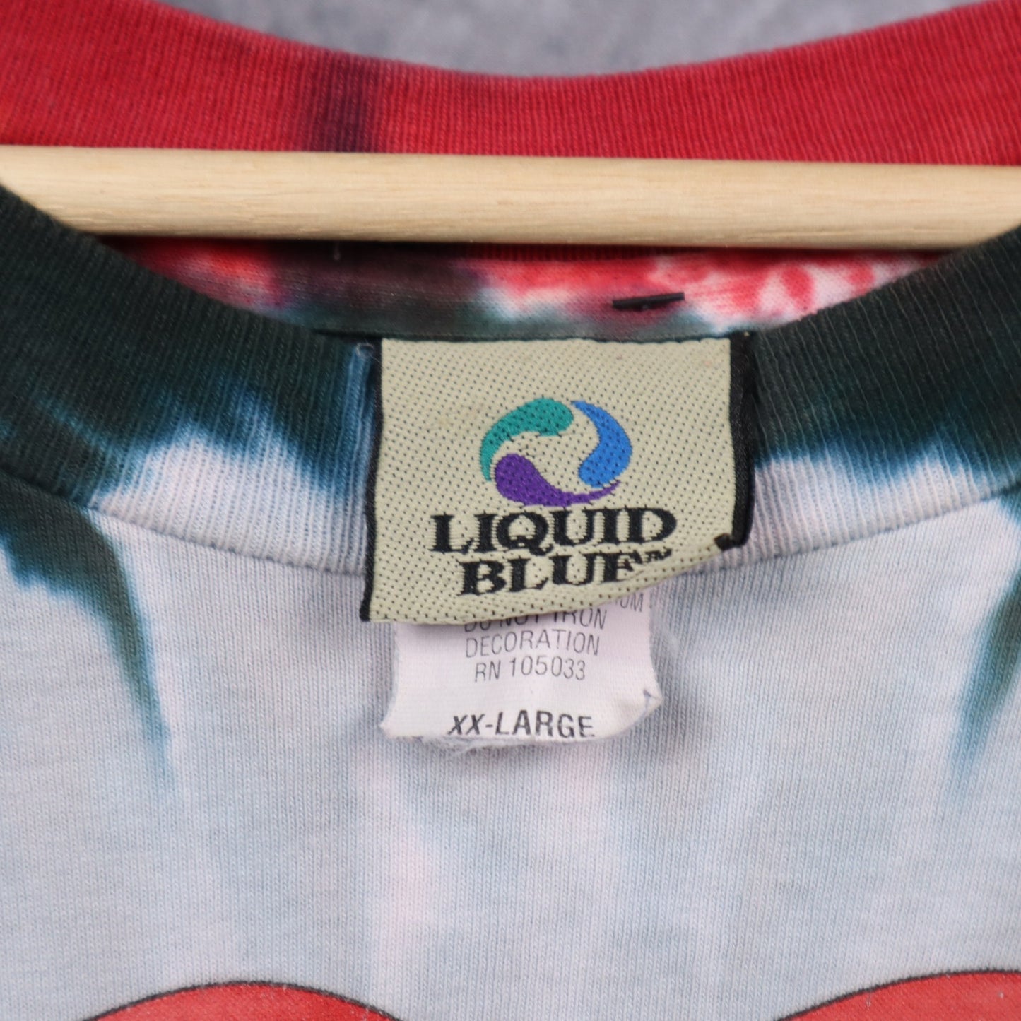 2000 Rolling Stones Dripping Tongue Tie Dye Shirt 4925