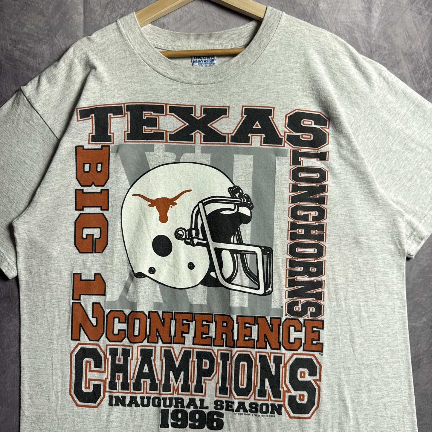 1996 Grey Texas Longhorns Big 12 Conference Champions Shirt 4562