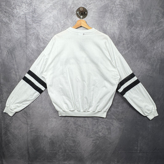 90s White Mazda Crewneck Sweatshirt 4025