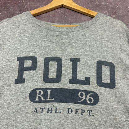 90s Grey Polo RL 96 Longsleeve Shirt 3727